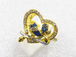 色石　指輪(15.5号)